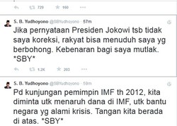 Tak Mau Disebut Berbohong Soal Utang ke IMF, SBY Koreksi Pernyataan Jokowi