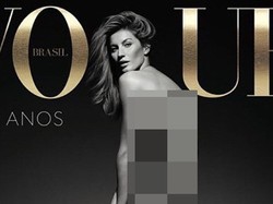 Pose Bugil di Majalah Vogue, Cara Gisele Bundchen Rayakan 20 Tahun Jadi Model