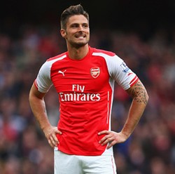 Giroud Sebut-sebut Rambut Ketika Ditanya soal Performa