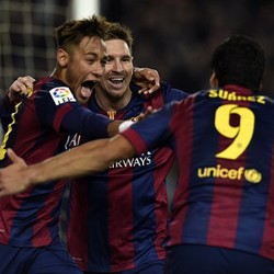 Infografis: Messi + Neymar + Suarez = 102 Gol