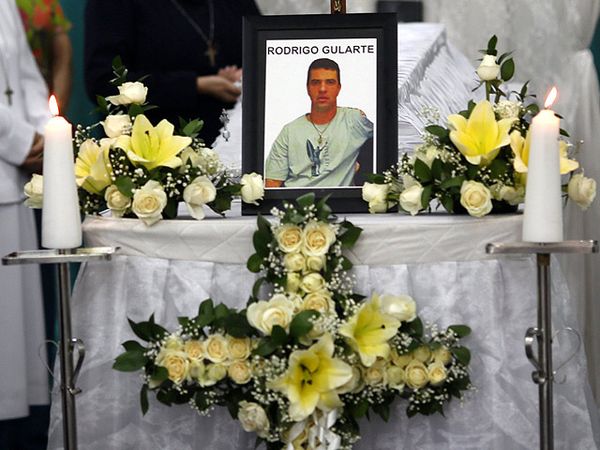 Jenazah Rodrigo Gularte Disemayamkan di RS Carolus