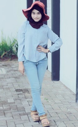 Foto: Ketika Topi Lebar Jadi Pilihan Gaya Peserta Sunsilk Hijab Hunt 2015