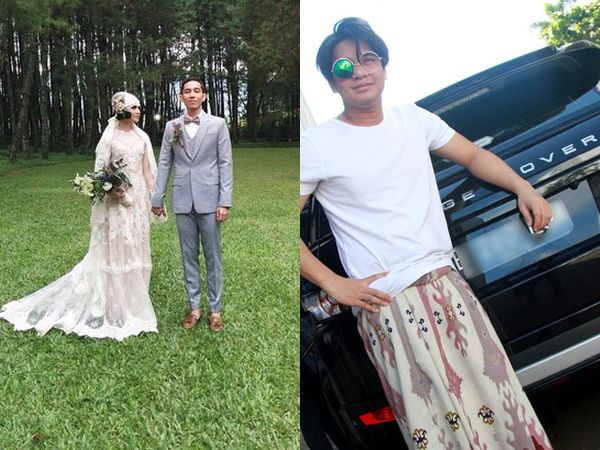 Pernikahan Romantis Andien di Hutan Pinus, Pose Billy di Range Rover Olga