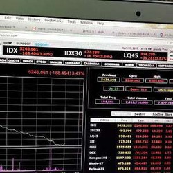Bertahan di Zona Merah, IHSG Anjlok 2,5%,