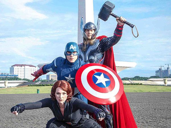 The Avengers Beraksi di Monas, Ini Fotonya!