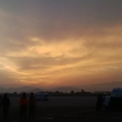 Ketika Awan Berbentuk Kucing Sambut Kedatangan Tim BNPB