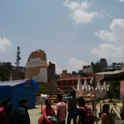 Kelilingi Kathmandu, Anggota Tim BNPB Bahas Struktur Bangunan Setempat