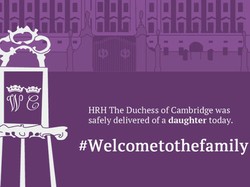 Congrats! Kate Middleton dan Pangeran William Dikaruniai Seorang Putri