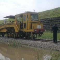Rel Kereta di Sidoarjo Ditinggikan Pasca Terendam Banjir