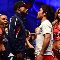 Rampungkan Timbang Badan, Mayweather-Pacquiao Siap Tarung