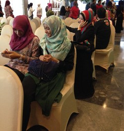 Belum Dibuka, Hijabers Penuhi Ruang Audisi Sunsilk Hijab Hunt 2015
