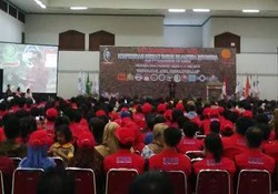 Jokowi Hadiri Kongres Konfederasi Serikat Buruh Sejahtera Indonesia