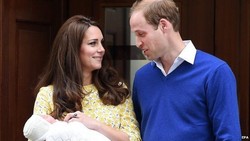 Putri Pangeran William dan Kate Middleton Diberi Nama Charlotte Elizabeth Diana