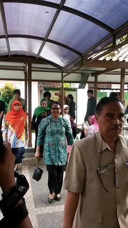 Sidak ke PN Bandung, Menteri Yohana Cek Ruang Sidang Anak