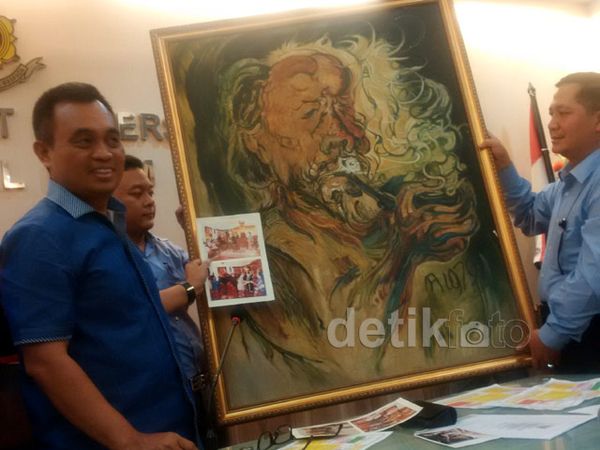 Lukisan Affandi Dijual Pencurinya ke Kolektor Rp 550 Juta