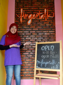 Kafe Finger Talk Terinspirasi Sebuah Kafe di Amerika Latin