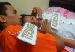 Rio Lakukan 28 Adegan Reka Ulang Pembunuhan Deudeuh Tataa Chubby