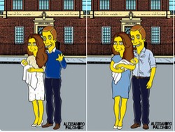 Ini Karya Seni Charlotte Elizabeth Diana versi The Simpsons