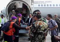 Pesawat TNI Angkut 26 WNI dari Nepal