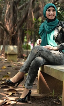 Foto: Warna-warni Gaya Peserta Sunsilk Hijab Hunt 2015 Asal Bekasi