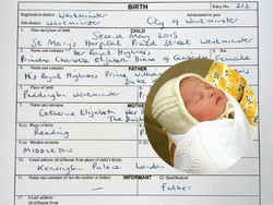Hore! Putri Charlotte Sudah Punya Akta Lahir