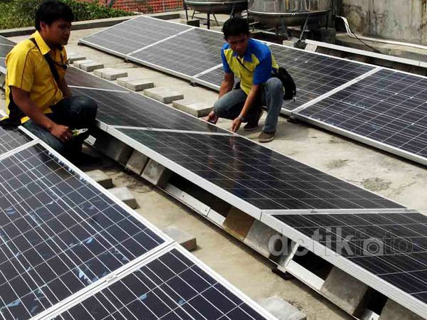 Rumah di Menteng Sudah Jual Listrik ke PLN