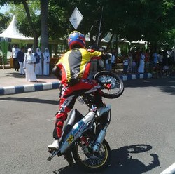 Semarak Pasar Rakyat di Areal Finis