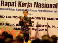 Jokowi Buka Rakernas Apeksi 2015