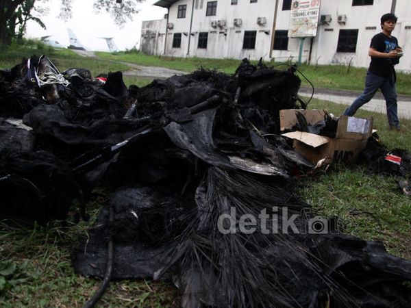 Ini Kondisi Pesawat yang Terbakar di Pondok Cabe