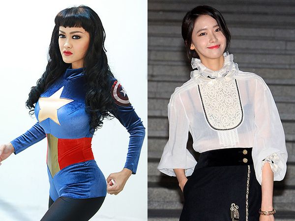 Jupe Superseksi Jadi Super Woman, Yoona 'SNSD' Berbaju Menerawang