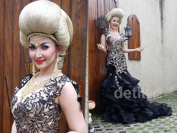 Begini Penampilan Putri Kerajaan ala Roro Fitria