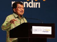 JK Bicara Ekonomi di Depan CEO Perusahaan Asing