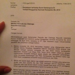 PT Liga Tolak Tawaran Kemenpora untuk Jalankan Kompetisi