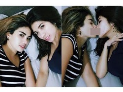 Dikabarkan Putus, Nikita Mirzani Unggah Foto Ciuman dengan Teman Perempuan