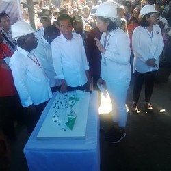 Jokowi Tinjau Pasar Percontohan Terintegrasi Pertama Indonesia di Jayapura