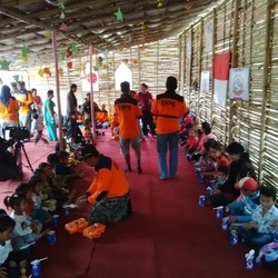 Belasan Siswa PAUD di Nepal Bermain Sehari Bersama Indonesia