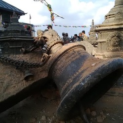 2 Pekan Pasca Gempa Nepal, Kuil yang Utuh dan Rumah yang Runtuh