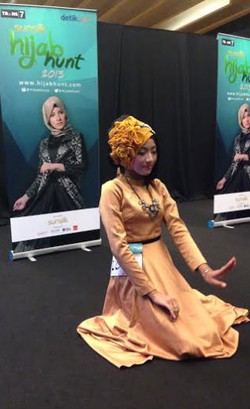 Foto: Hijabers Medan Pamer Bakat Menari di Audisi Sunsilk Hijab Hunt