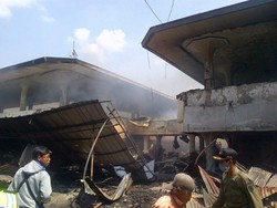 Atap Cendawan Pasar Johar Karya Ahli Belanda ini Utuh dari Amukan Api