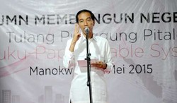 21 Dentuman Meriam Sambut Kedatangan Jokowi di Papua Nugini