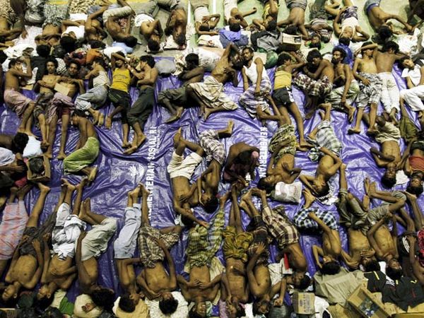 Ratusan WN Myanmar Terdampar di Aceh Utara