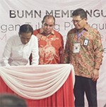 Presiden RI Resmikan Sulawesi Maluku Papua Cable System