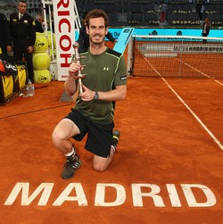 Murray Juara Setelah Kalahkan Nadal di Tanah Liat