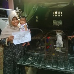 Keluarga di Cibubur Bebaskan Morgan Sambil Beri Pemahaman Pada Anak