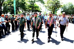 Di Hadapan 2 Ribu Prajurit, Jenderal Moeldoko Ingatkan Sinergitas TNI-Polri