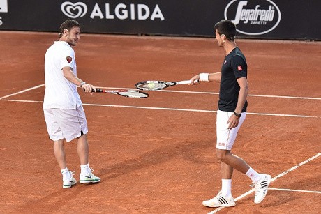 Ketika Totti Berduet dengan Djokovic di Lapangan Tenis