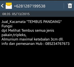 Tak Hanya Esek-esek, Ada Juga SMS Penipu Jual Kacamata Tembus Pandang