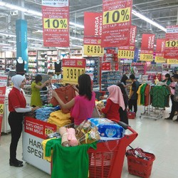 Pemegang Kartu Kredit Bank Mega, Belanja di Carrefour Diskon 10% All Item