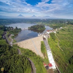 Ada Pulau Kera di Waduk Pengendali Banjir Kota Semarang