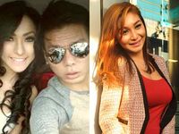 Foto Robbi dengan Amel Alvi, si Seksi Baby Margaretha Berbaju Merah